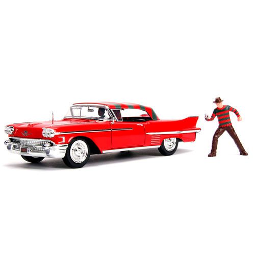 Macheta Metalica Jada Toys Cadillac 58 Series 62 Freddie Krueger