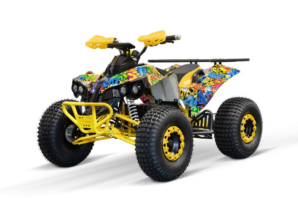 Atv Nitro EcoWarrior Sport 1000W 48V 20Ah Diferential Display Galben