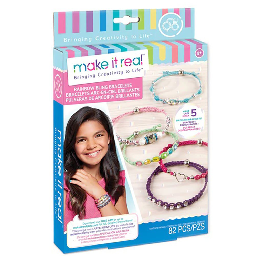 Bratari Impletite Make It Real Set Creativ cu Ata