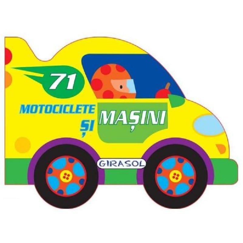 Carte Girasol Vehicule motorizate copii - Imagini amuzante