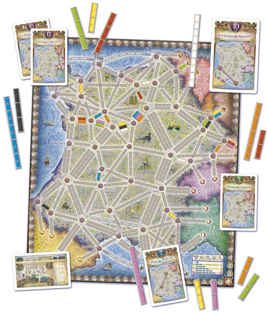 Extensie ticket to ride franta si old west days of wonder joc de societate
