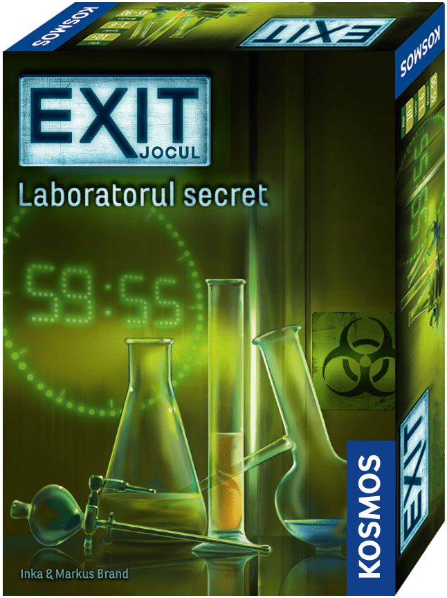 Joc Exit Evadare din Laboratorul Secret cu Pericol Chimic Kosmos