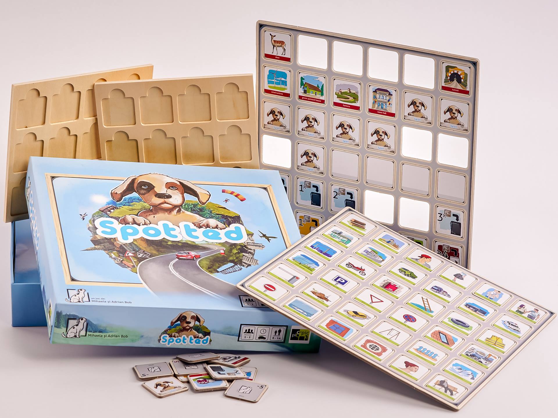 Joc educativ Spotted - Distractie interactiva in masina fara ecrane