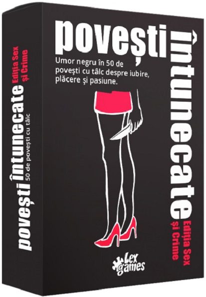 Lex Games Povesti Intunecate Sex si Crime - Joc Societate cu 50 Enigme si 42 Cazuri