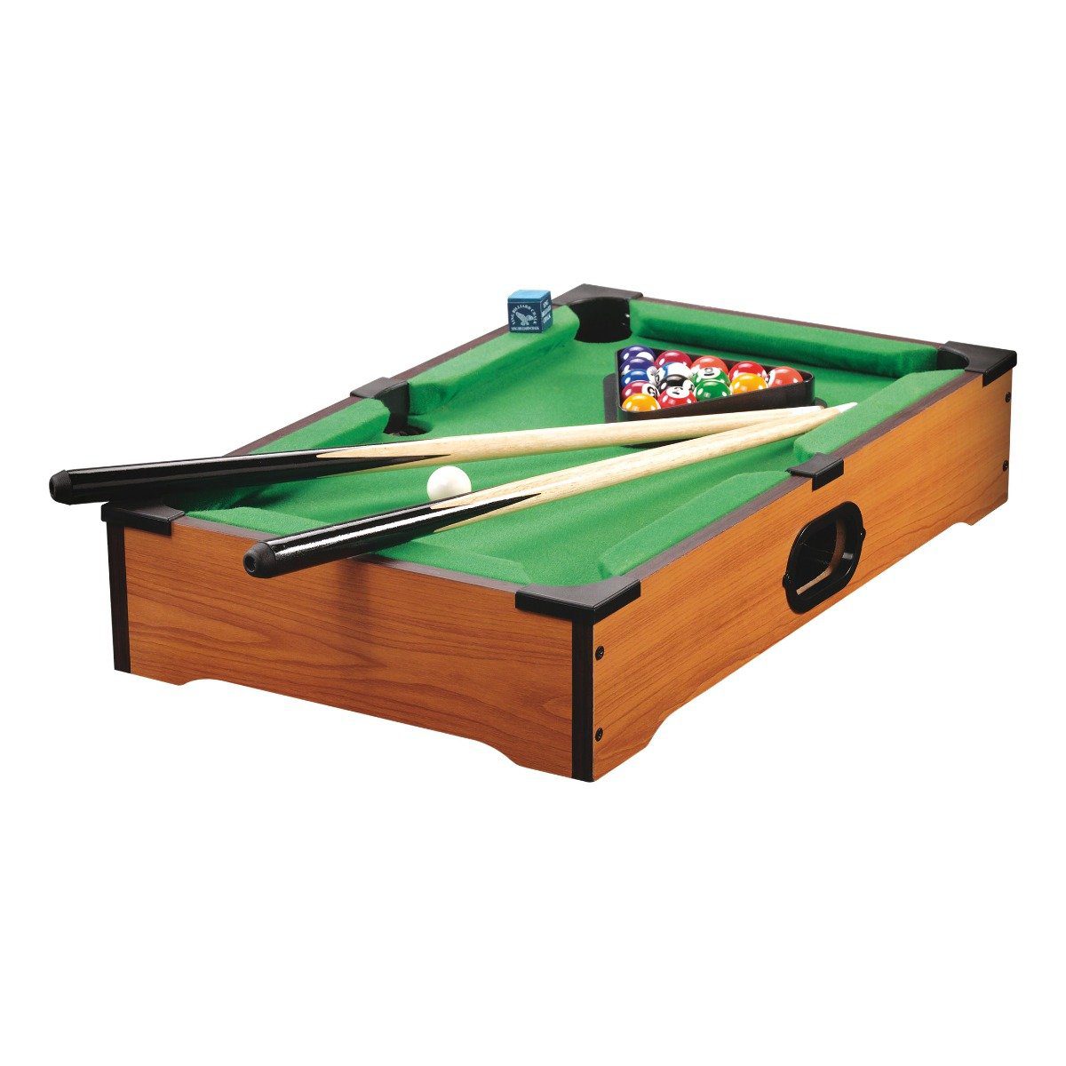 Masa mini biliard Noriel Games din lemn 51 cm set complet accesorii