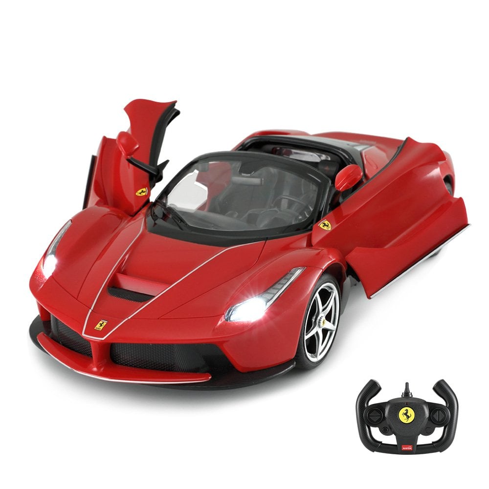 Masina telecomanda Rastar Ferrari LaFerrari Aperta 1:14 Rosu Led Suspensii