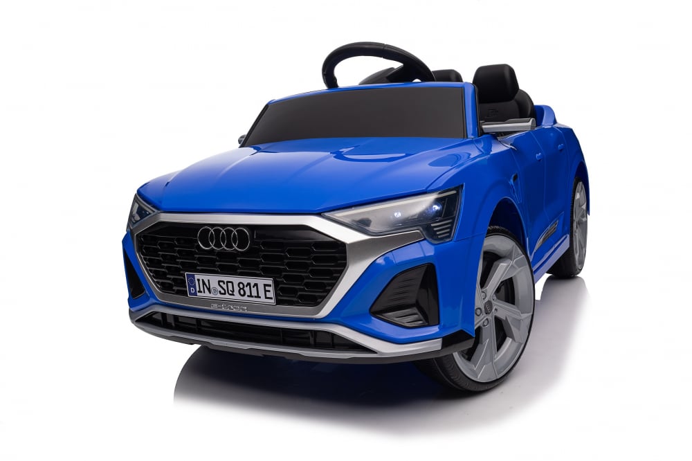 Masinuta electrica Audi SQ8 12V albastra cu telecomanda