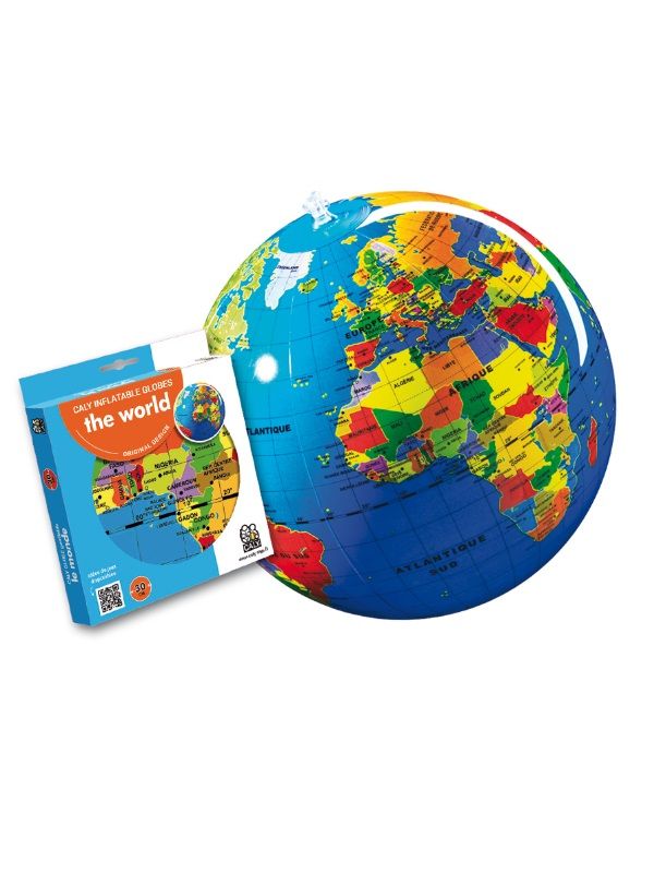 Minge gonflabila Political Globe educativa Caly Explorare lume pentru copii
