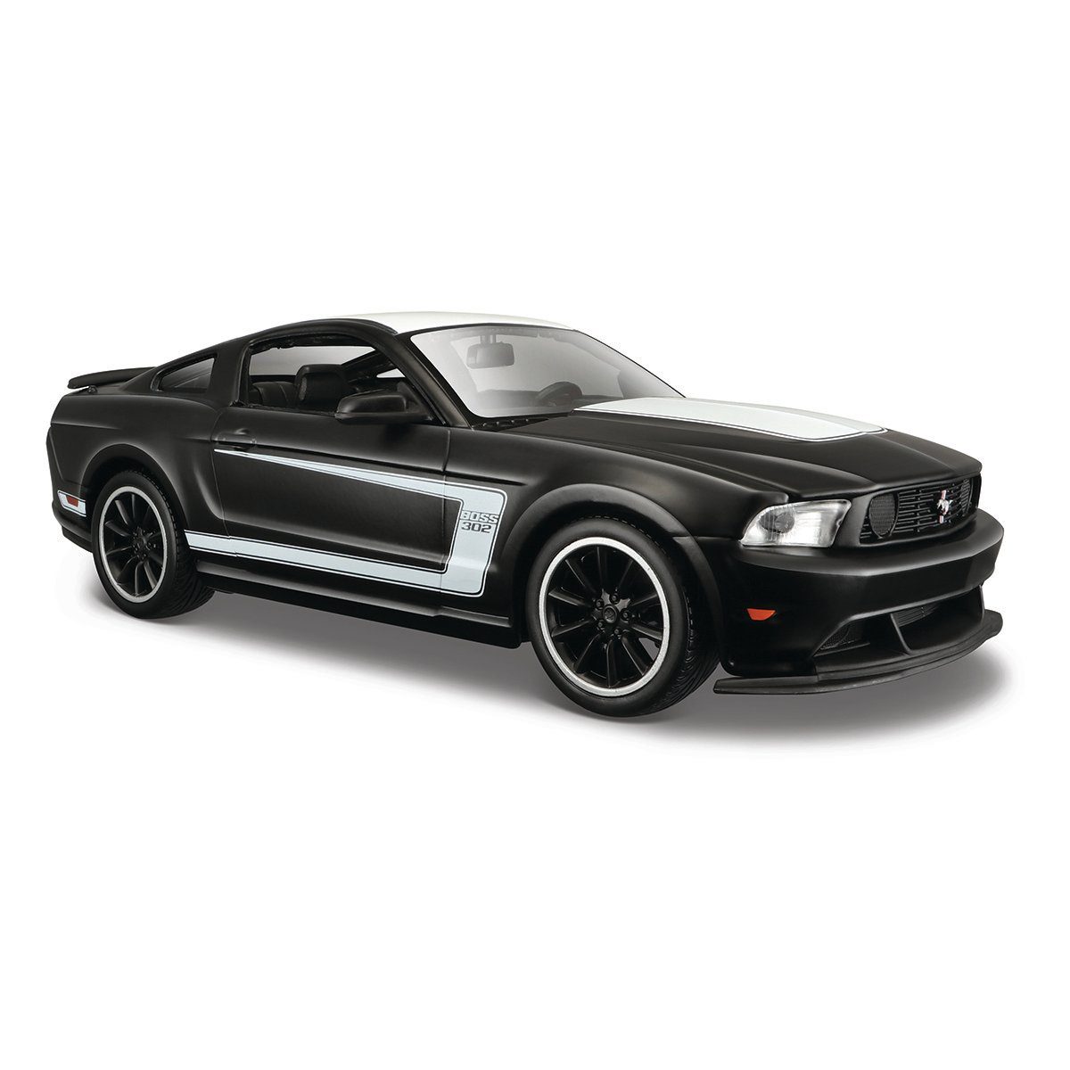 Model Replica Maisto Ford Mustang Boss 302 1:24 Metal Plastic Negru Matte