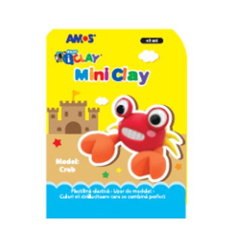 Plastilina Amos Mini Crab iClay - Netoxica