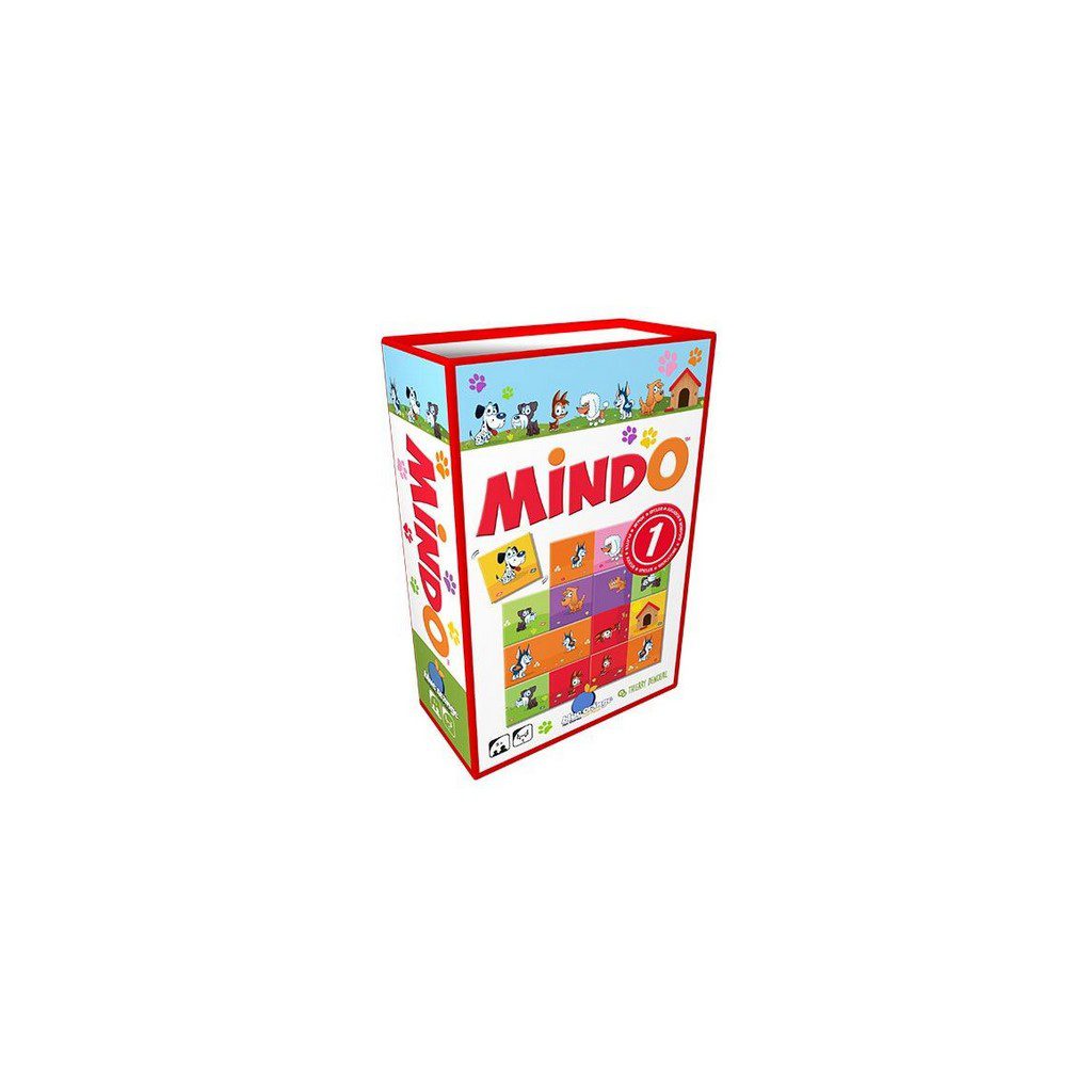 Puzzle Educational Mindo Dog din Lemn pentru Gandire Logica - Blue Orange