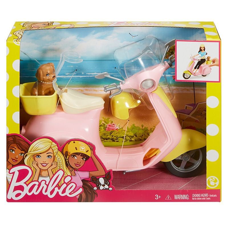 Scuter Jucarie Barbie FRP56 - Design Roz