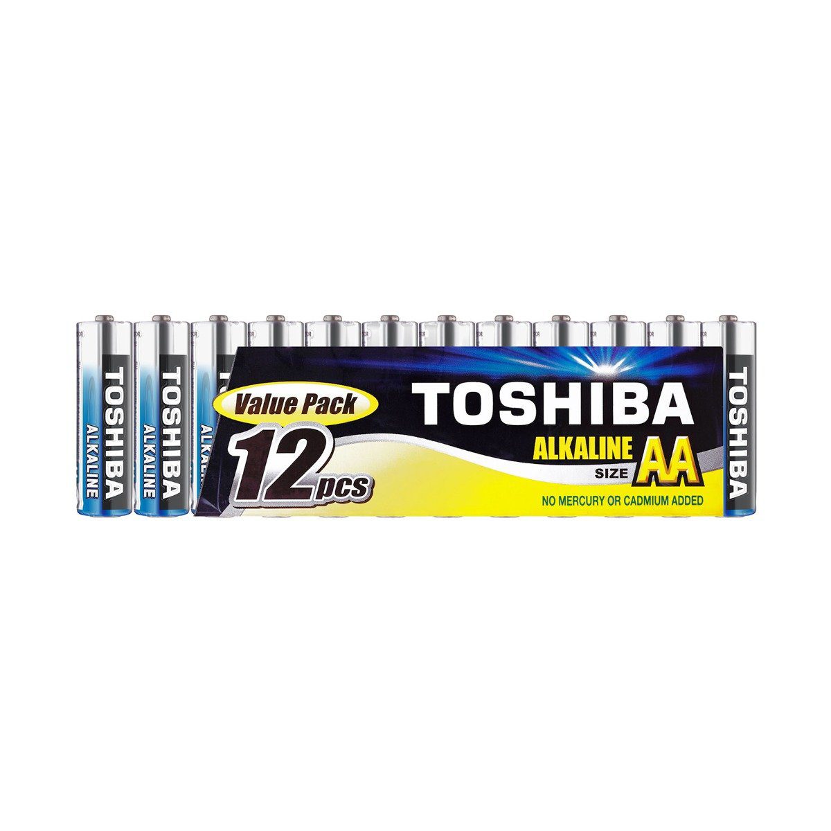 Set 12 Baterii Alcaline Toshiba R6 AA 1.5V