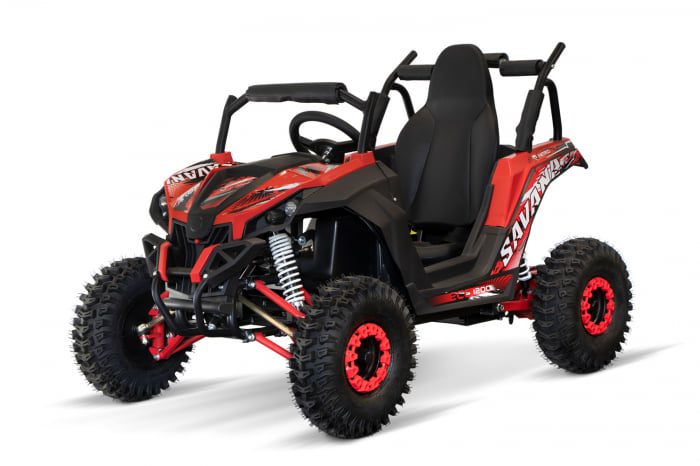 Utv electric copii Nitro GoKid Savana 1000W 48V Rosu
