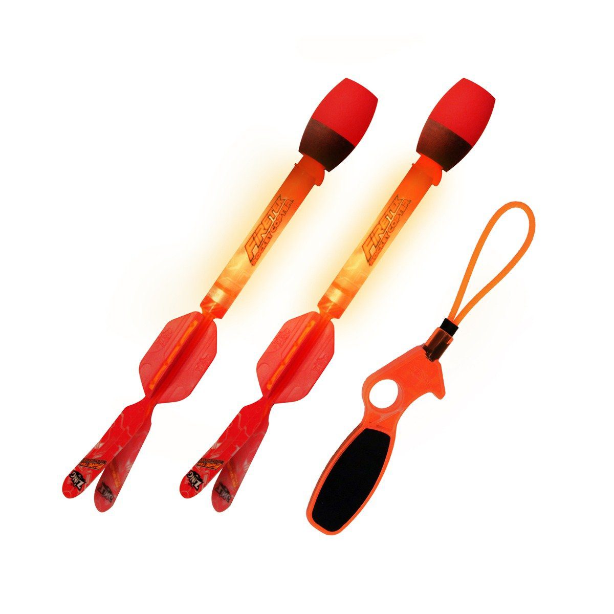 Zing Firetek Rocket Copter cu Sistem Lansare Bungee si Iluminare Led Blazing