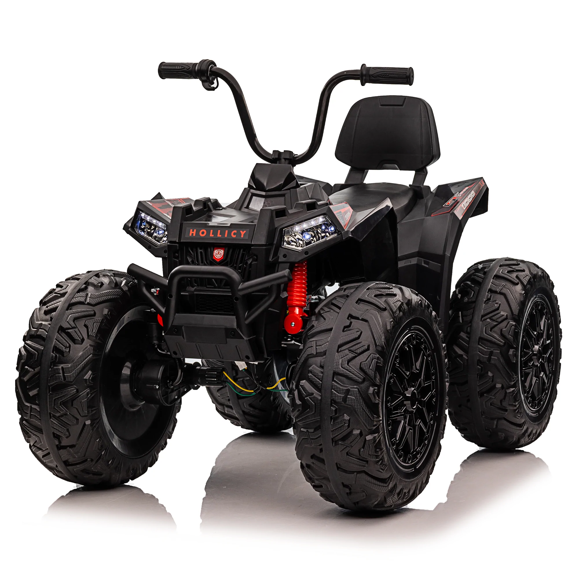 Atv electric Kinderauto MonsterQuad 400W 24V 14Ah copii 3-12 ani negru