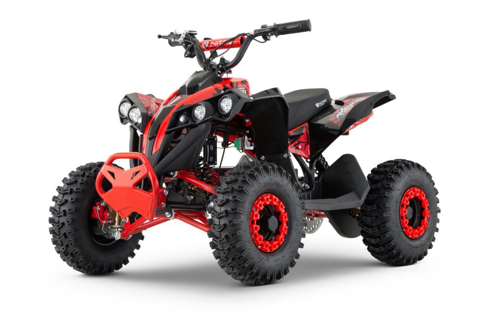 Atv electric Nitro Eco Avenger 1200W 48V 3 viteze 6 inch Rosu