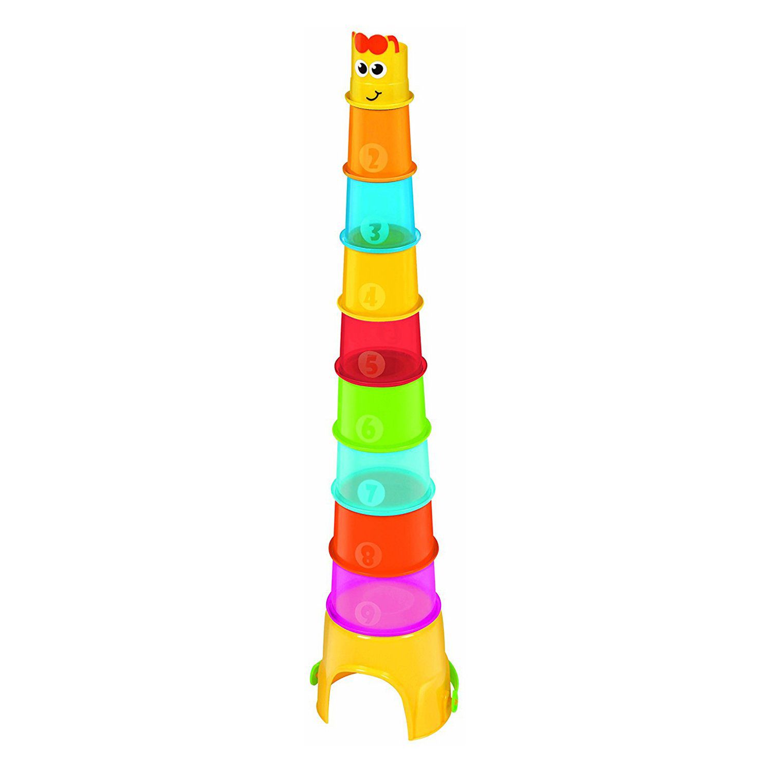 B-Kids Turn Girafa Jucarie Bebelusi 10 Pahare Colorate 80cm 2 Mingi