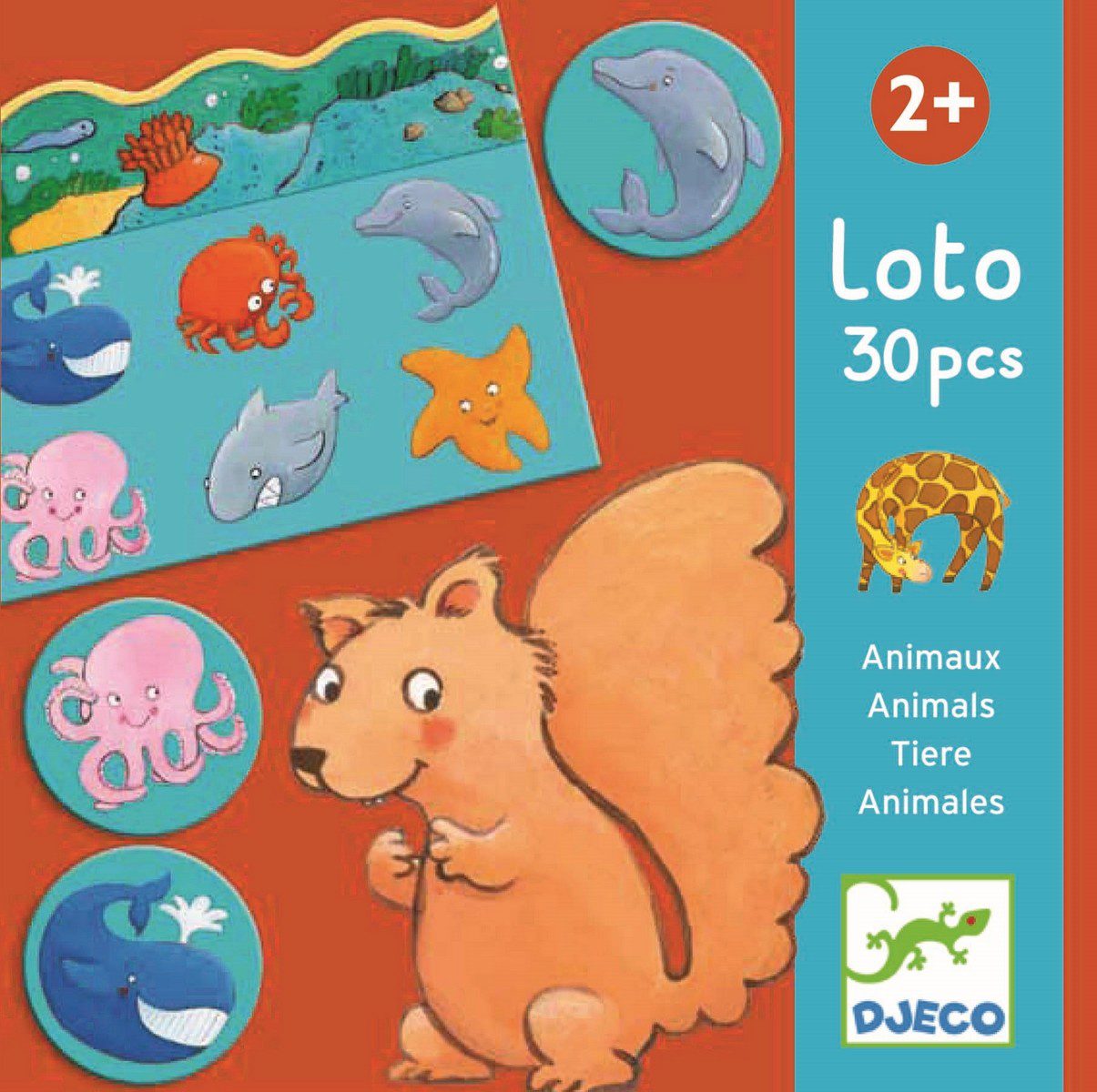 Djeco Joc Educativ Loto Animale pentru Copii de la 3 Ani