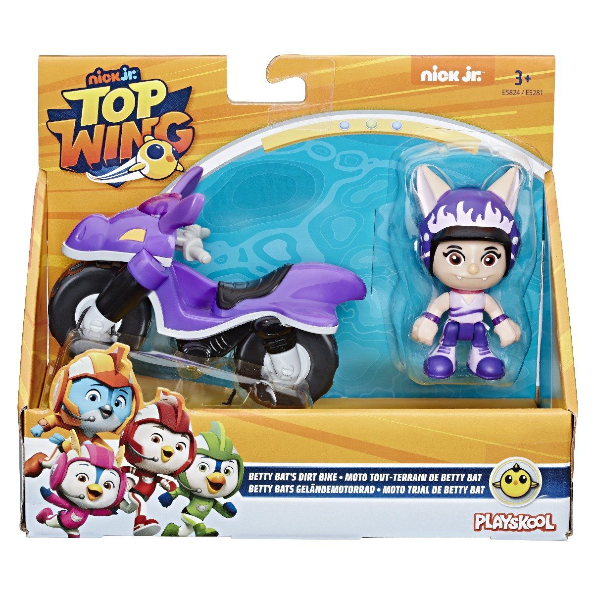 Figurina Betty cu Vehicul Top Wing E5824 - Set Jucarie Colectionabila