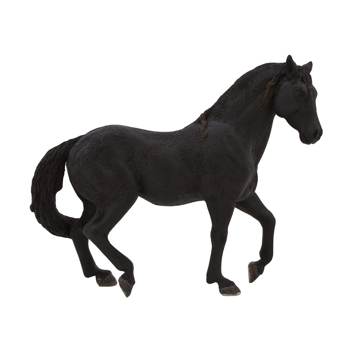 Figurina Mojo Cal Negru Andalusian Realista Pictata Manual
