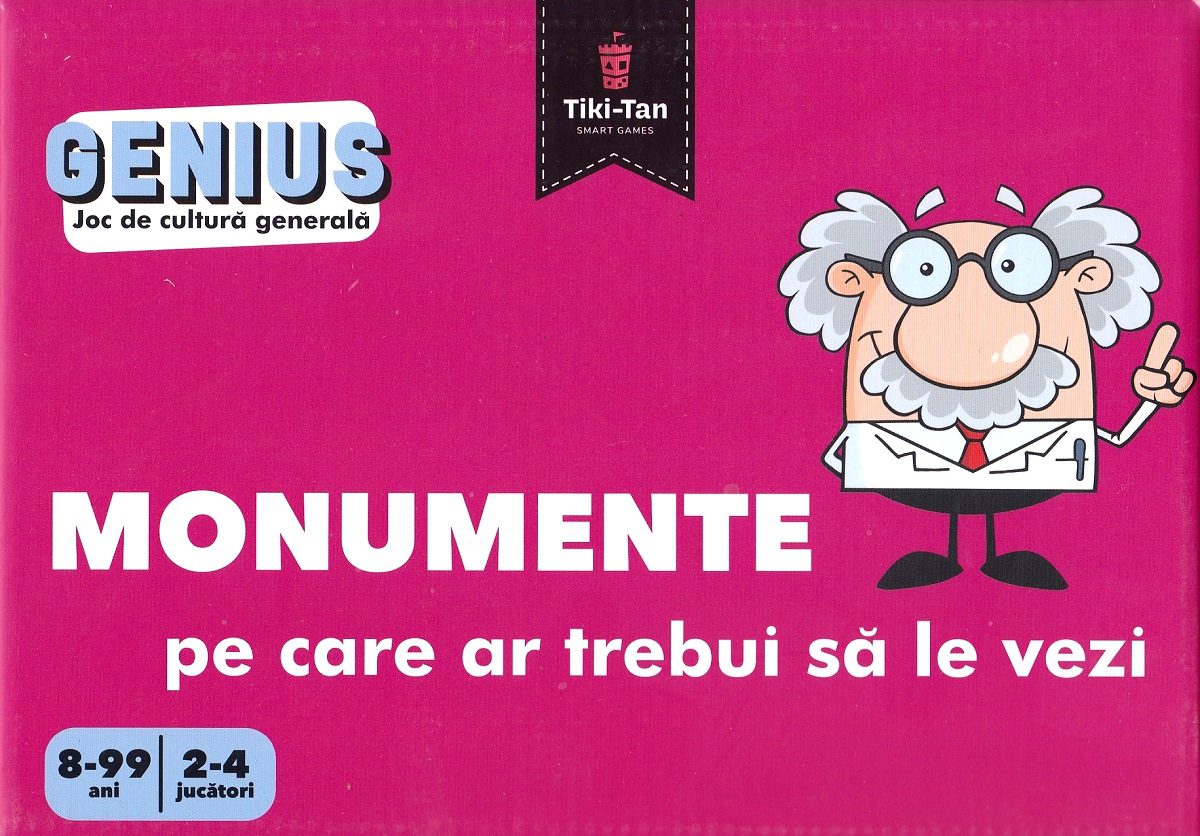 Genius Monumente Celebre - Joc Tiki-Tan Provocare Prieteni Cultura Generala