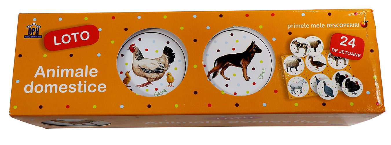 Joc Loto Educational Animale Domestice - Didactica Publishing House