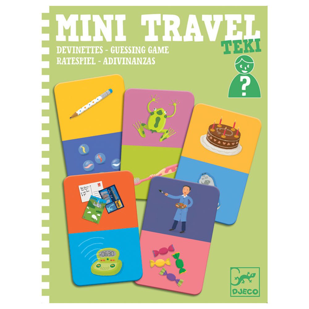 Joc de ghicit Teki Djeco - Mini joc portabil pentru calatorii