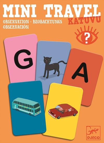 Joc observatie Katuvu Djeco - Mini educativ pentru calatorie
