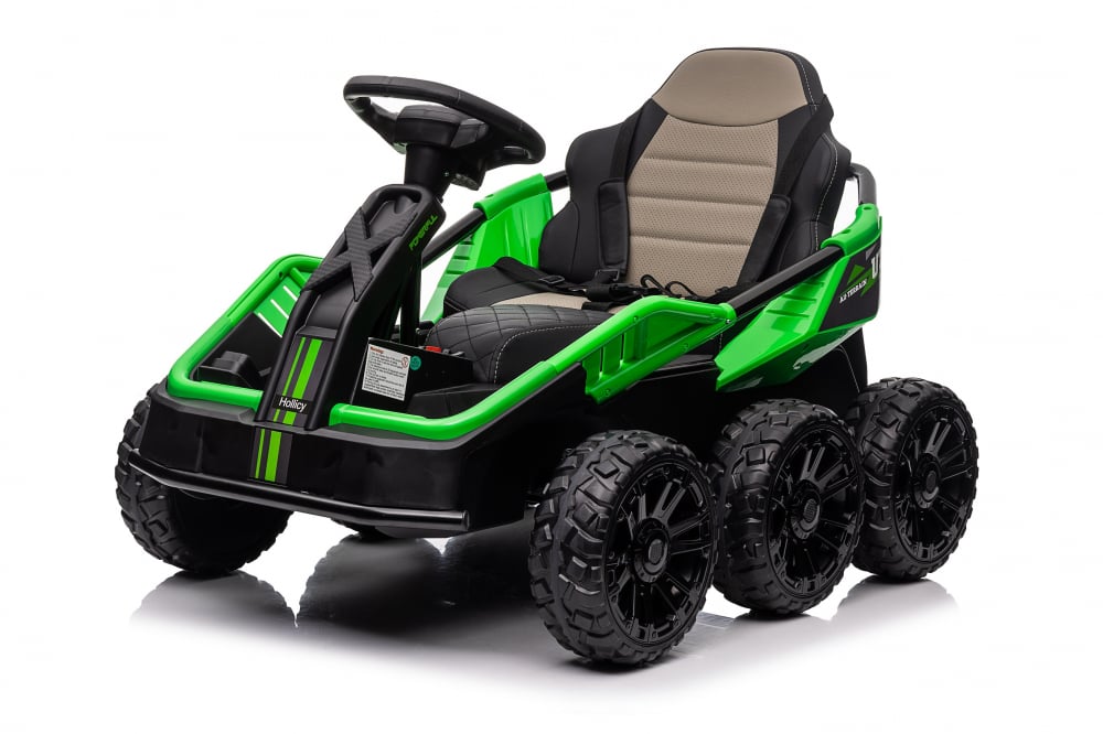 Kinderauto MoonRider 6x6 Utv Electric 2 Copii 4 Motoare 180W 24V 2-8 Ani