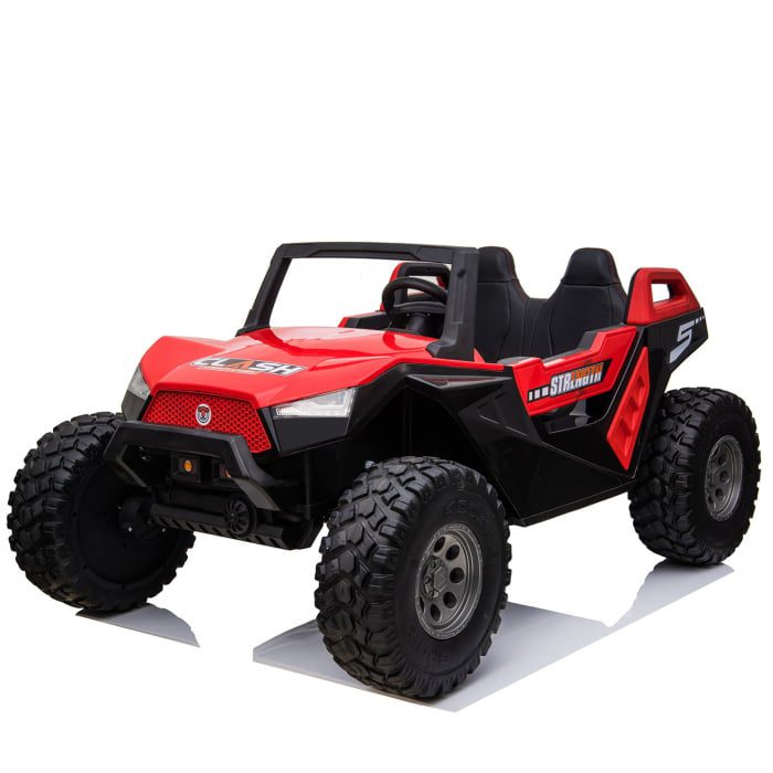 Kinderauto Xxl Buggy Rosu Utv Electric 4 Copii 400W 3-12 Ani