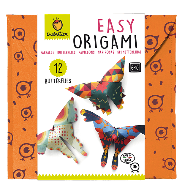 Kit origami copii incepatori Fluturi Ludattica - Joc educativ creativ