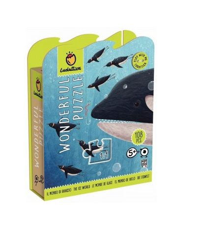Ludattica Puzzle Set 4 Povesti Regatul Gheata Forma Unica Povestiri Imaginatie