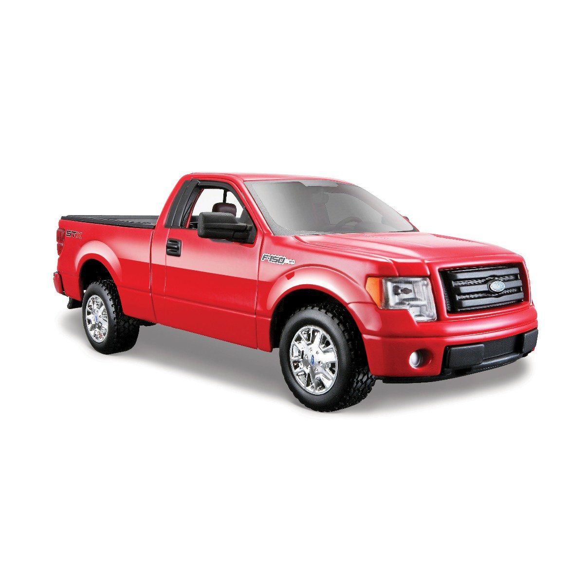 Maisto Camioneta Ford F-150 Stx 1:27 Rosu Carcasa Metalica Plastic