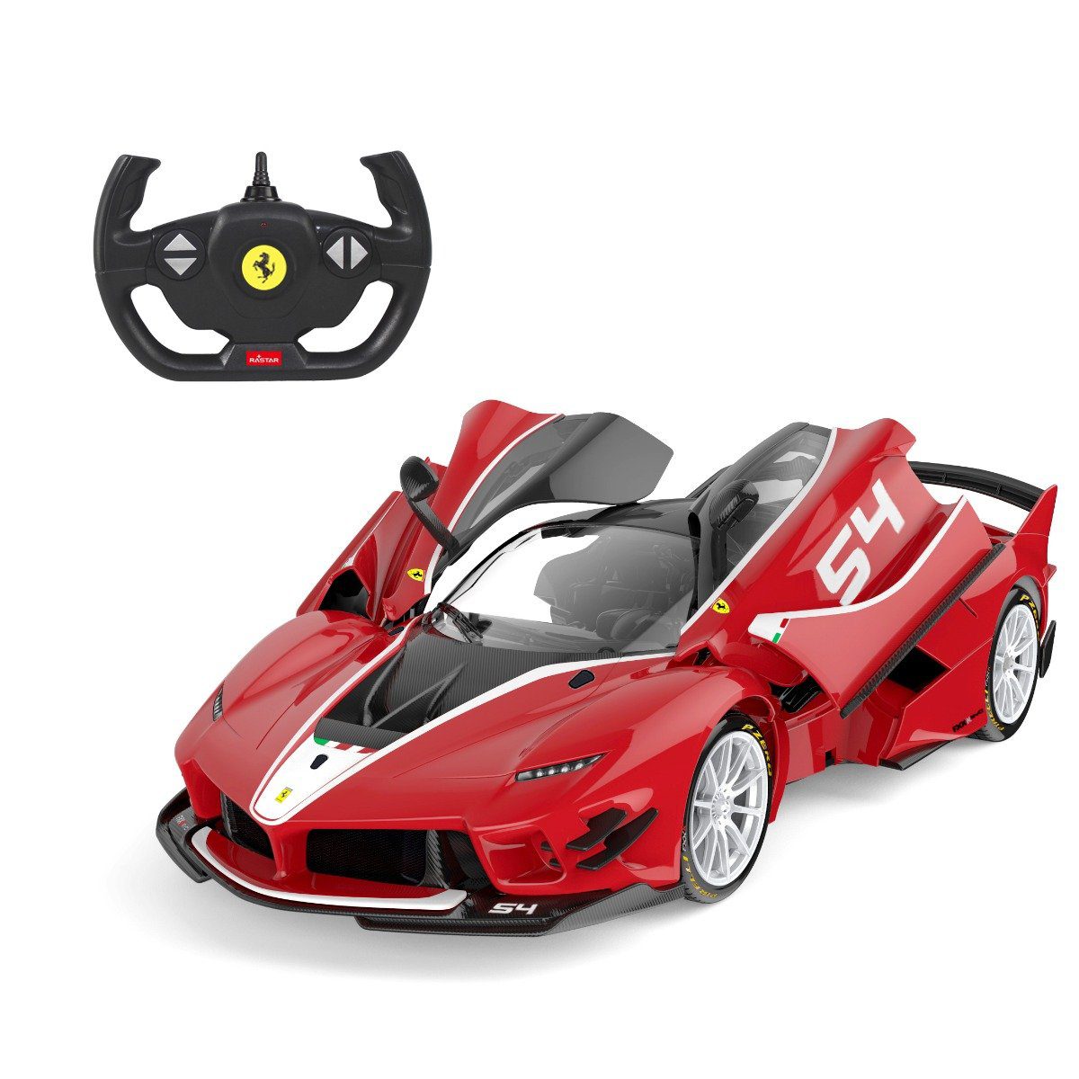 Masina telecomanda Rastar Ferrari Fxx K Evo RC 1:14 Rosu usi mobile