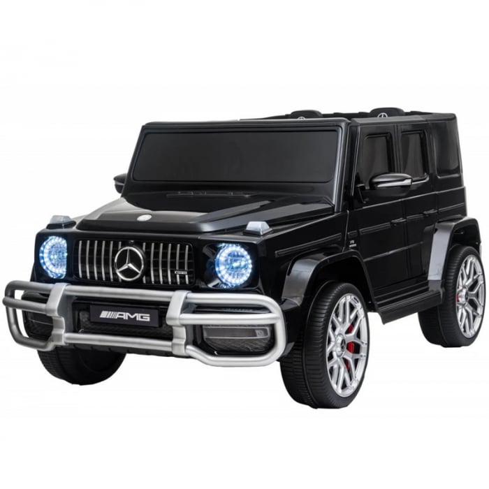 Masinuta Electrica Mercedes G63 Xxl 4x4 180W 12V 2 Locuri Premium Negru