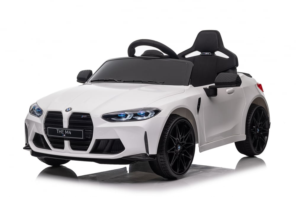 Masinuta electrica Bmw M4 copii 12V 90W roti Eva scaun piele ecologica telecomanda
