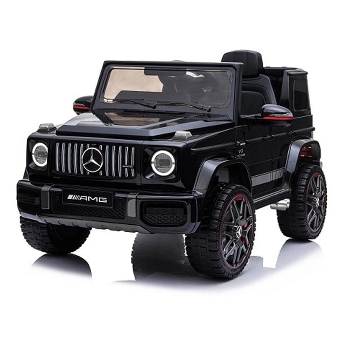 Masinuta electrica Mercedes G63 Amg 12V 70W Premium neagra copii 2-5 ani
