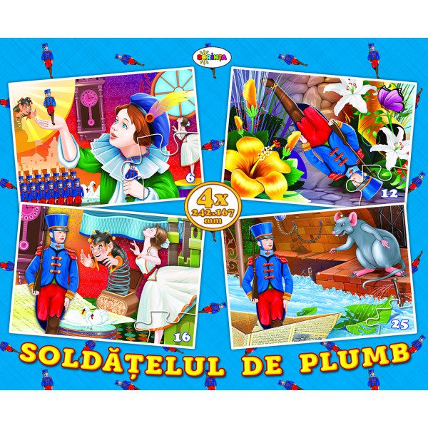 Puzzle Soldatelul de Plumb 4 Imagini cu Poveste Dorinta