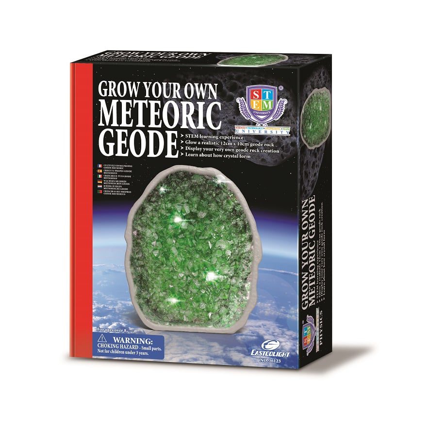 Set Eastcolight Cristale Verzi Experiment Stiintific Geode Meteorit Acasa