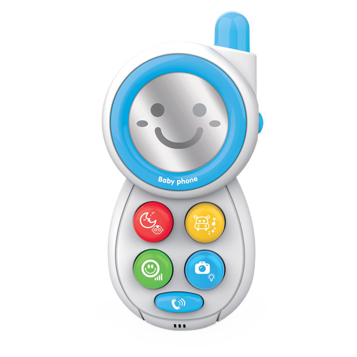 Telefon muzical Minibo cu butoane colorate si melodii pentru bebelusi
