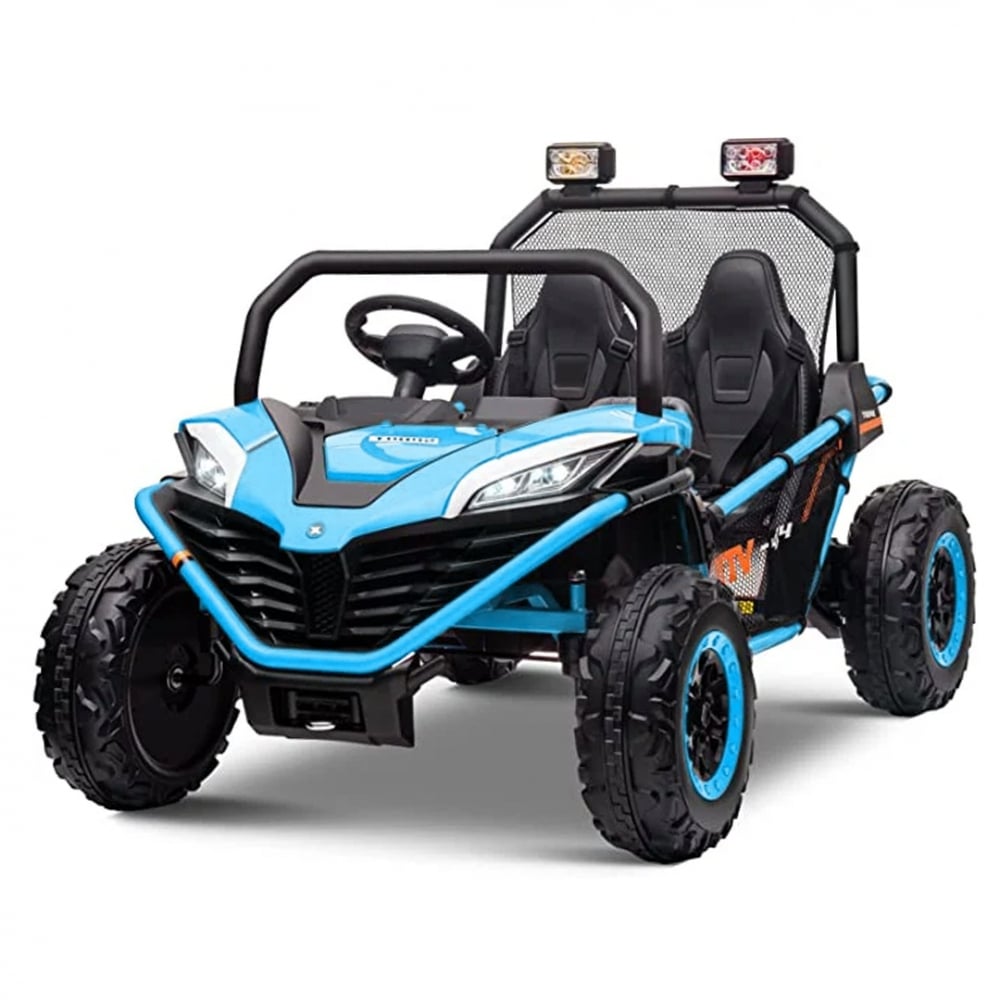 Utv electric Kinderauto Dune-Buggy 300W 24V roti moi albastru pentru copii