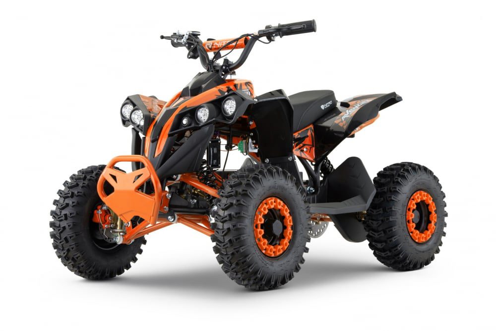 atv electric nitro eco avenger xxl 1200w 48v 3 viteze anvelope snowy portocaliu