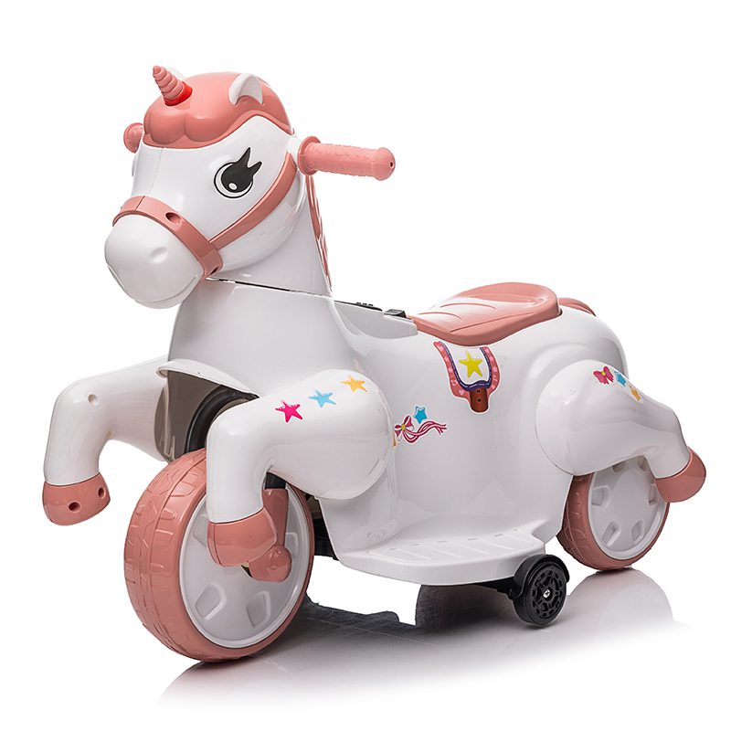 Tricicleta electrica Kinderauto Poney 40W 6V 3 roti 2 ajutatoare